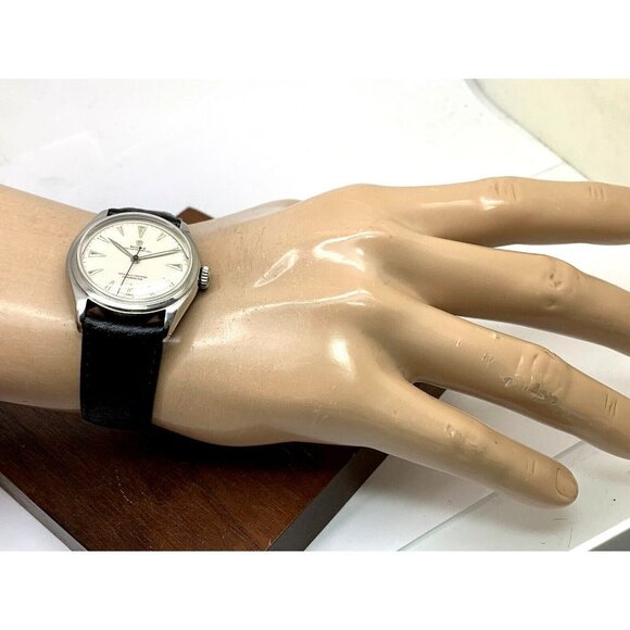 Rolex Oyster Perpetual 6084 Chronometer Men's Watch Swiss Automatic Vint… - Picture 4 of 15